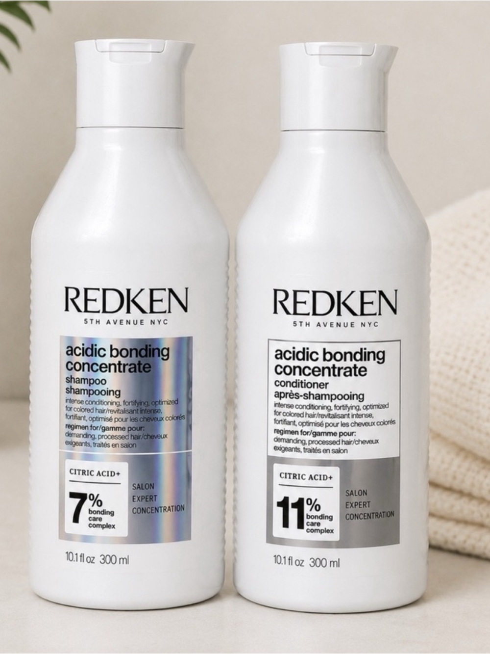 NEW! Redken Acidic Bonding Concentrate Shampoo & Conditioner Duo 10.1 oz